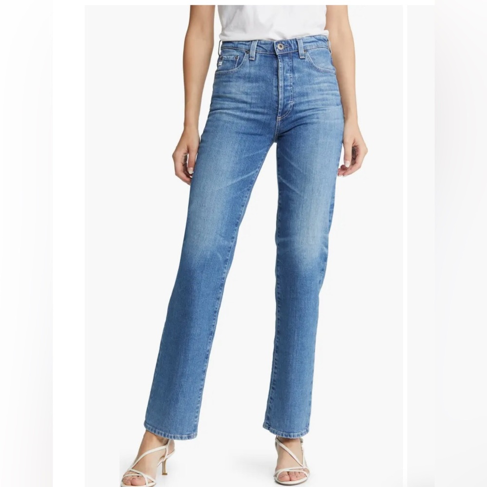 AG Alexxis High Rise Straight Leg Vintage Fit Jeans
